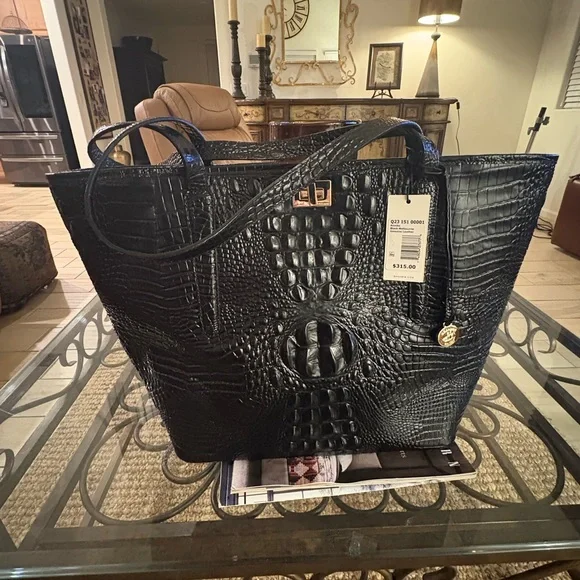 Brahmin Annika black tote, NWT - Picture 3 of 9